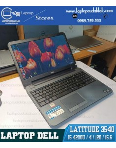 Laptop Cũ Dak Lak - Dell Latitude 3540/ Core I5 4200U/ Ram 4GB PC3L/ SSD 128GB SATA/ HD Graphics Family/ Màn hình 15.6-inch HD