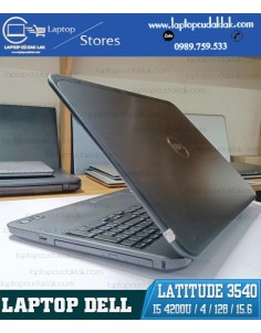 Laptop Cũ Dak Lak - Dell Latitude 3540/ Core I5 4200U/ Ram 4GB PC3L/ SSD 128GB SATA/ HD Graphics Family/ Màn hình 15.6-inch HD