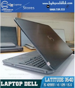 Laptop Cũ Dak Lak - Dell Latitude 3540/ Core I5 4200U/ Ram 4GB PC3L/ SSD 128GB SATA/ HD Graphics Family/ Màn hình 15.6-inch HD