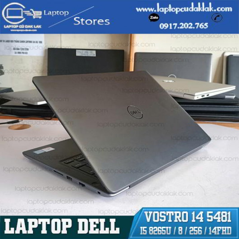 Laptop Cũ Dak Lak -Dell Vostro 14 5481/ Core I5 8265U/ Ram 8GB PC4/ SSD 256GB/ Intel HD Graphics 620/ Màn hình 14 inch Full HD