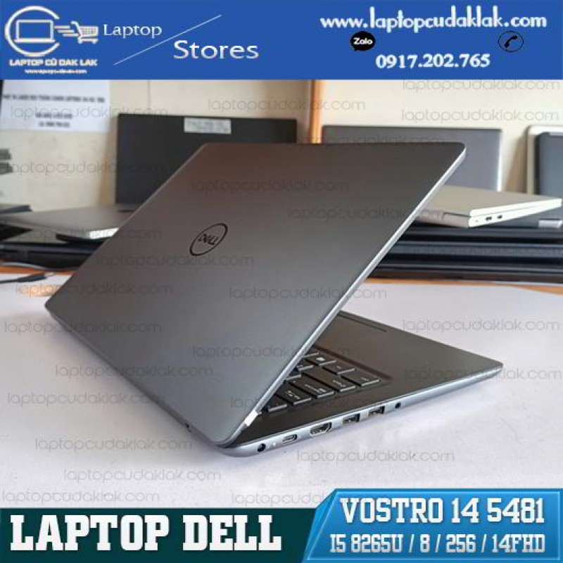 Laptop Cũ Dak Lak -Dell Vostro 14 5481/ Core I5 8265U/ Ram 8GB PC4/ SSD 256GB/ Intel HD Graphics 620/ Màn hình 14 inch Full HD