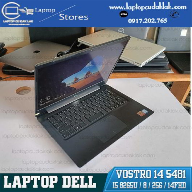 Laptop Cũ Dak Lak -Dell Vostro 14 5481/ Core I5 8265U/ Ram 8GB PC4/ SSD 256GB/ Intel HD Graphics 620/ Màn hình 14 inch Full HD