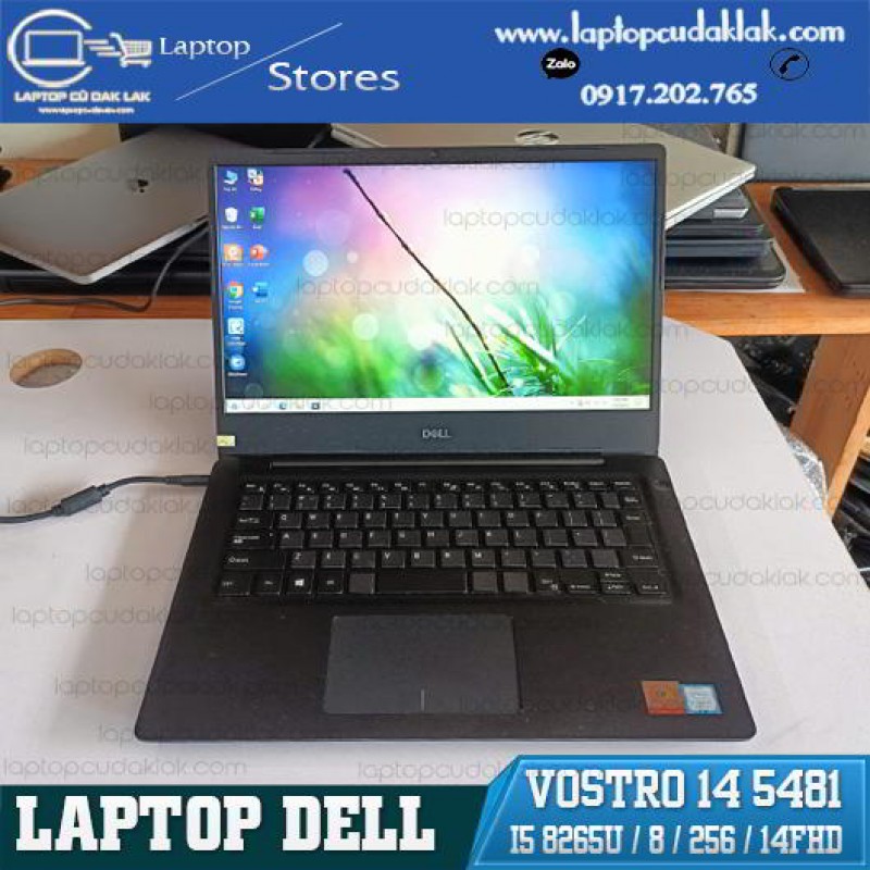 Laptop Cũ Dak Lak -Dell Vostro 14 5481/ Core I5 8265U/ Ram 8GB PC4/ SSD 256GB/ Intel HD Graphics 620/ Màn hình 14 inch Full HD