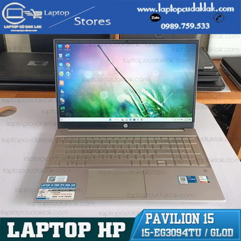 HP Pavilion 15-Eg3094TU/ Core I5 1335U/ Ram 8GB PC4 / SSD 512GB/ Intel Iris XE Graphics / LCD 15.6" Full HD