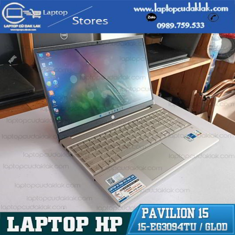 HP Pavilion 15-Eg3094TU/ Core I5 1335U/ Ram 8GB PC4 / SSD 512GB/ Intel Iris XE Graphics / LCD 15.6" Full HD