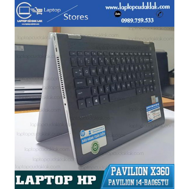 HP Pavilion X360 14-BA065TU/ Core I5 7200U/ Ram 16GB PC4/ SSD 256GB/ Intel HD Graphics 620/ Màn hình 14" FHD Cảm ứng