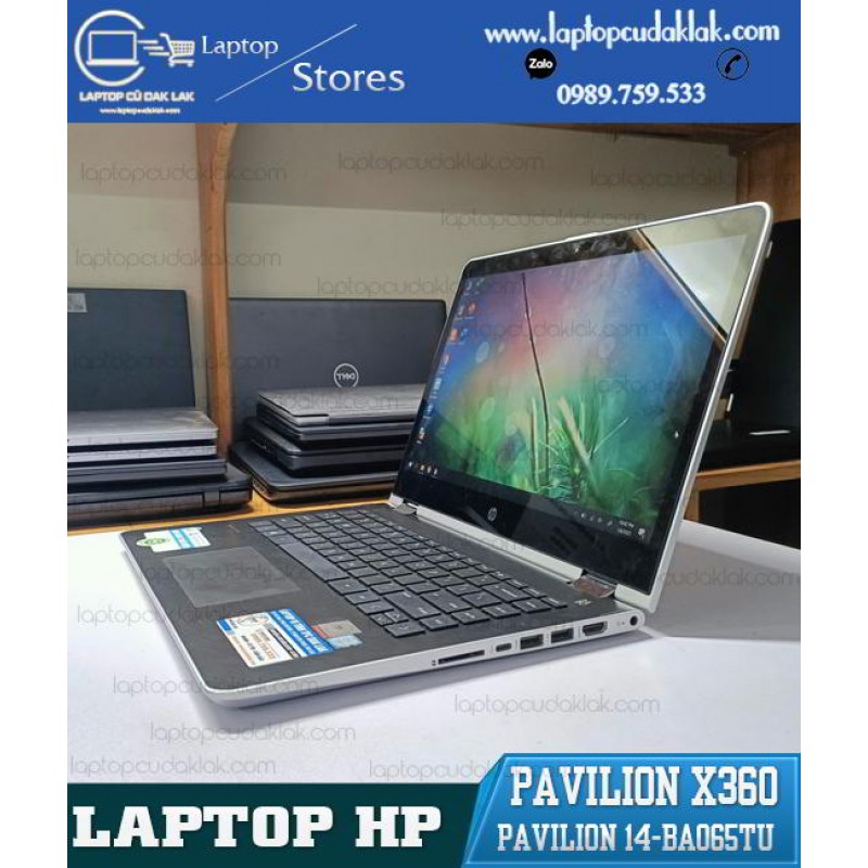 HP Pavilion X360 14-BA065TU/ Core I5 7200U/ Ram 16GB PC4/ SSD 256GB/ Intel HD Graphics 620/ Màn hình 14" FHD Cảm ứng