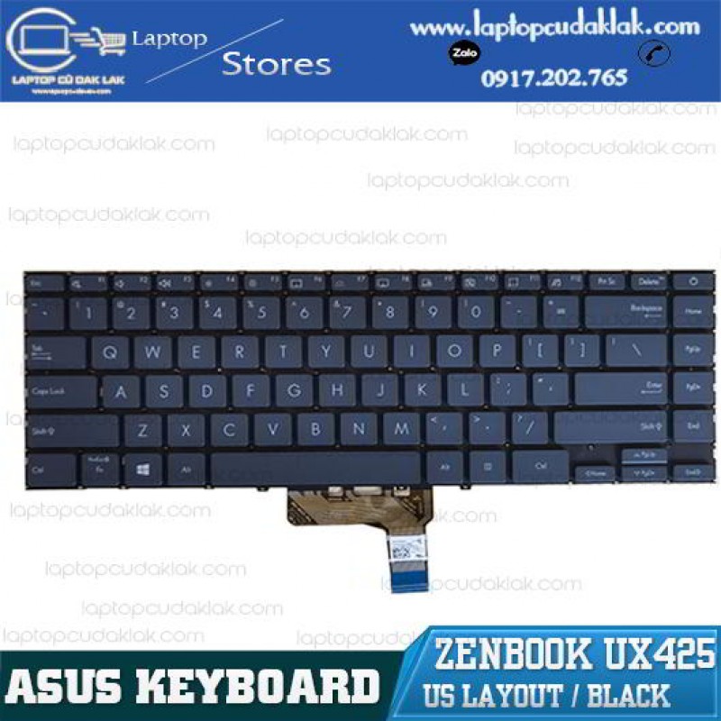 Thay bàn phím Laptop Asus Zenbook 14 UX425 UX425J UX425JA UX425EA U4700 UX425E tại Dak Lak