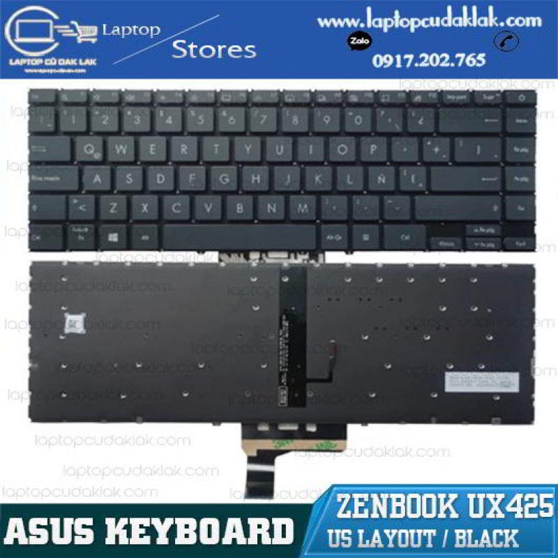 Thay bàn phím Laptop Asus Zenbook 14 UX425 UX425J UX425JA UX425EA U4700 UX425E tại Dak Lak