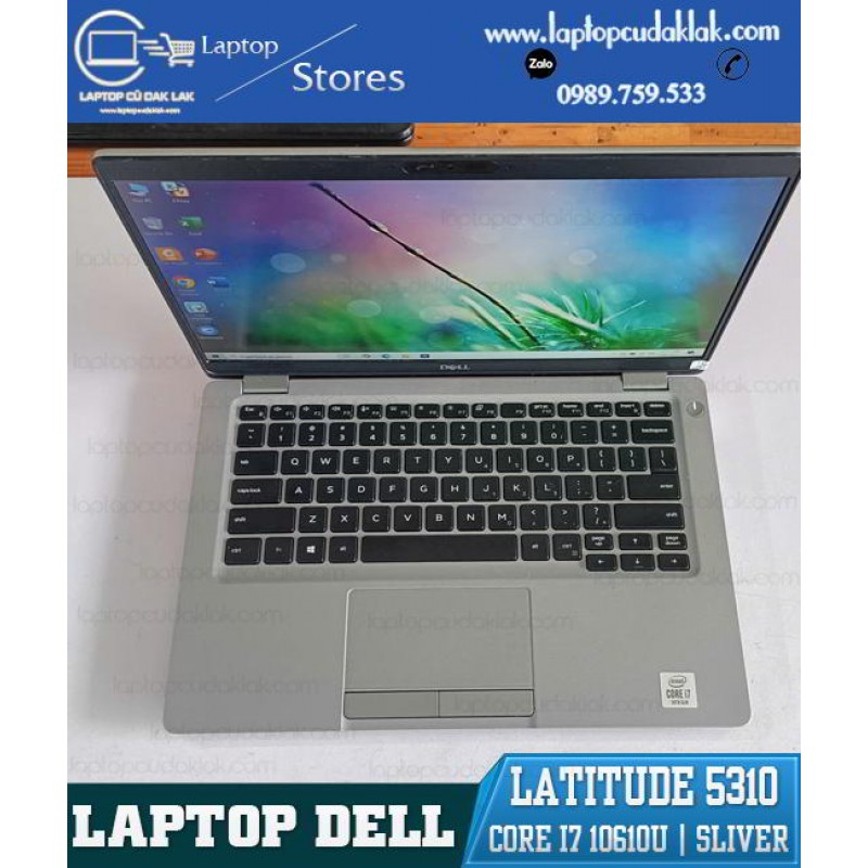 Dell Latitude 5310/ Core I7 10610U/ Ram 8GB/ SSD 256GB NVME / UHD Graphics / LCD 13.3" FHD