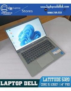 Dell Laitude 5320 / I5 1135G7 / Ram 8 GB / Ổ cứng SSD 256 / Intel® Iris® Xe Graphics / Màn hình 13.3" FHD