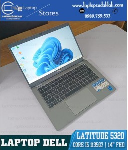 Dell Laitude 5320 / I5 1135G7 / Ram 8 GB / Ổ cứng SSD 256 / Intel® Iris® Xe Graphics / Màn hình 13.3" FHD