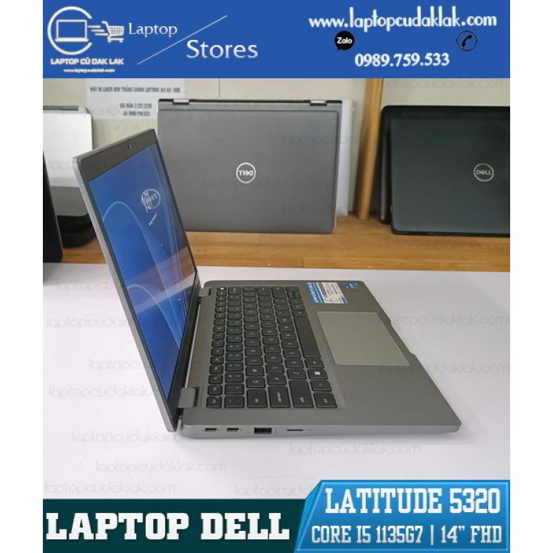 Dell Laitude 5320 / I5 1135G7 / Ram 8 GB / Ổ cứng SSD 256 / Intel® Iris® Xe Graphics / Màn hình 13.3" FHD