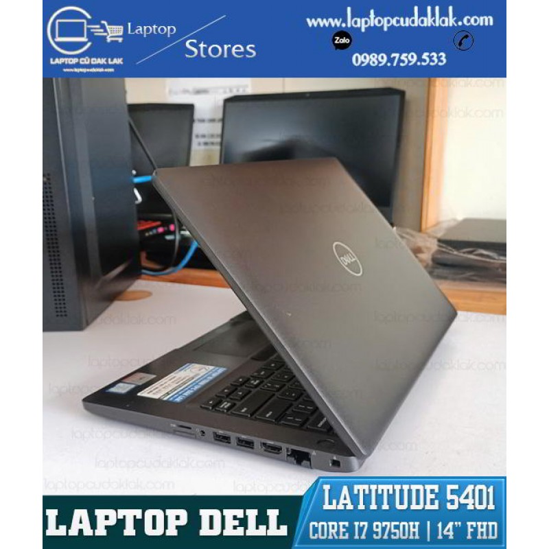 Dell Latitude 5401/ Intel Core I7 9850H/ Ram 16GB/ SSD 256GB/ Intel UHD Graphics 630/ LCD 14.0 Inch Full HD