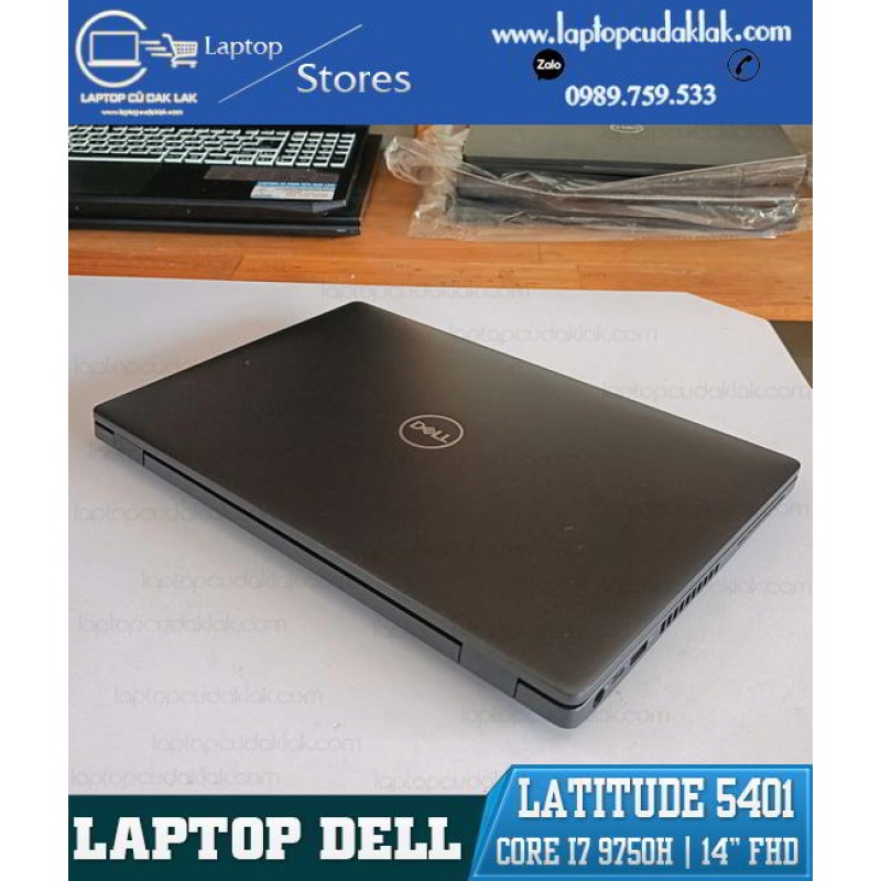 Dell Latitude 5401/ Intel Core I7 9850H/ Ram 16GB/ SSD 256GB/ Intel UHD Graphics 630/ LCD 14.0 Inch Full HD