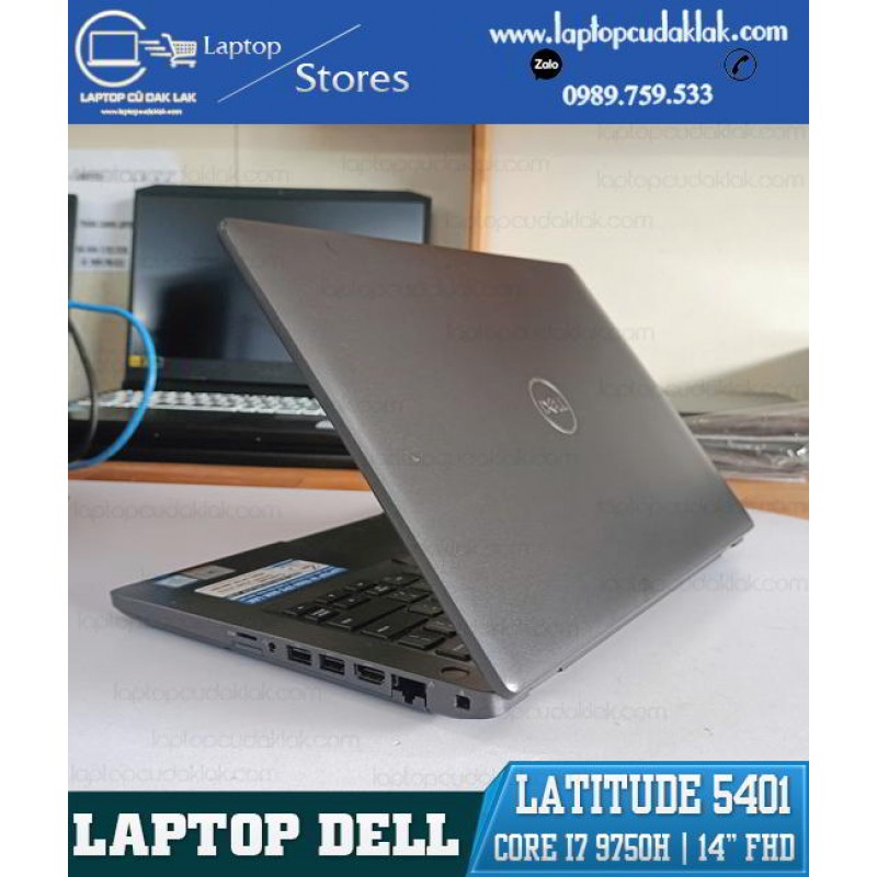 Dell Latitude 5401/ Intel Core I7 9850H/ Ram 16GB/ SSD 256GB/ Intel UHD Graphics 630/ LCD 14.0 Inch Full HD