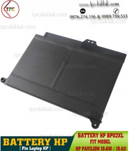 Pin Laptop HP Pavilion 15-AW / 15-AU Series ( BP02XL - BP02041XL - HSTNN-LB7H HSTNN-UB7B 7.7V 41Wh )