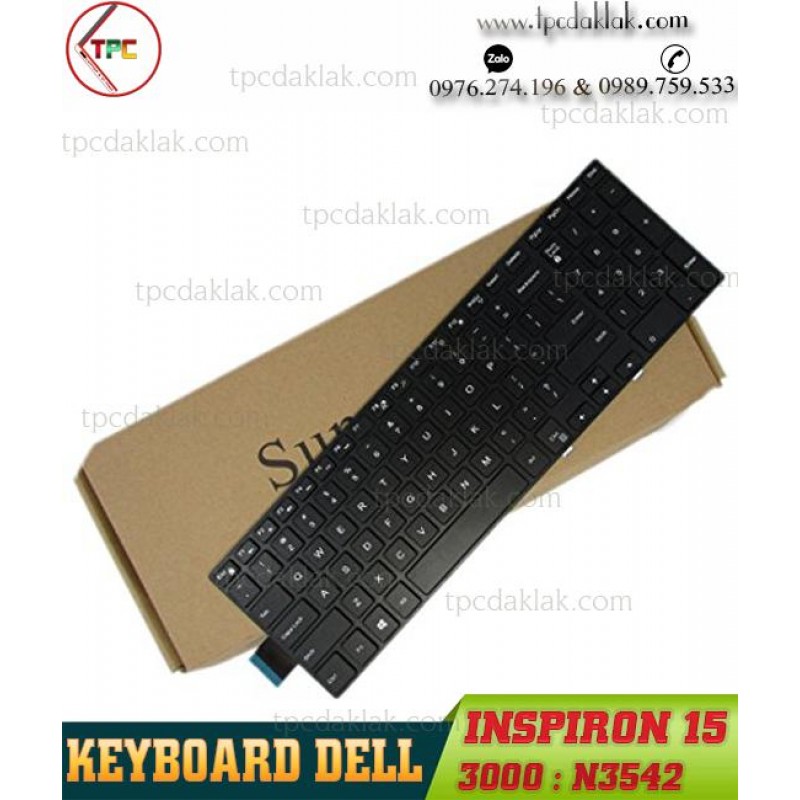 Bàn Phím Laptop Dell Inspiron 15 3000 3541, 3542, 3543, 3552, 3553, 3558, 3559, 3545, 3547, 3548, 3551, 3555