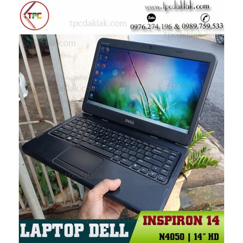 Laptop Cũ Dak Lak | Dell Inspiron 14 N4050/ Core i3 2310M/ Ram 4GB/ HDD 500GB / Intel HD Graphics 3000/ LCD 14.0 HD