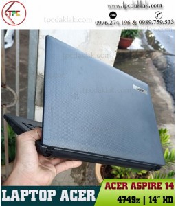 Laptop Cũ Dak Lak | Acer Aspire 14 4749z/ Core i5 2410M/ Ram 4GB/ SSD 120GB / Intel HD Graphics 3000/ LCD 14.0 HD
