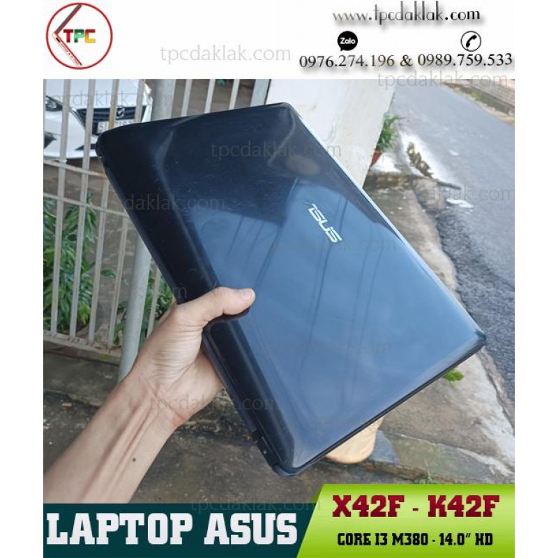 Laptop Cũ Dak Lak |Asus K42F - X42F / Core I3 M 380/ Ram 4GB/ SSD 128GB / Intel HD Graphics/ LCD 14.0 HD