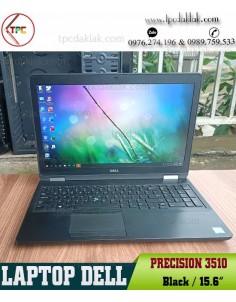 Laptop Cũ Dak Lak | Dell Precision 3510/ Core i7-6820HQ/ RAM 8GB/ SSD 256GB/ VGA AMD FirePro W5130M 2GB / LCD 15.6" FHD
