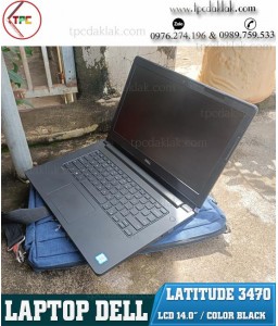 Laptop Cũ Dak Lak | Dell Latitude 3470/ Intel Core I5 6200U/ Ram 8GB/ SSD 256GB/ HD Graphics 520/ LCD 14.0" HD