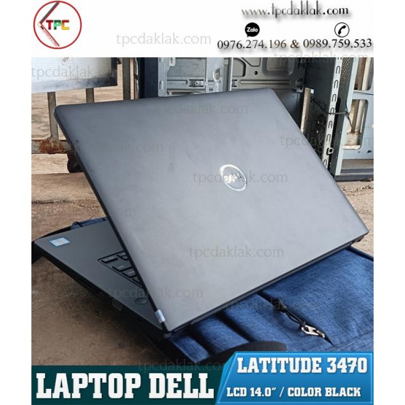 Laptop Cũ Dak Lak | Dell Latitude 3470/ Intel Core I5 6200U/ Ram 8GB/ SSD 256GB/ HD Graphics 520/ LCD 14.0" HD