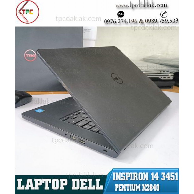 Laptop Dell Inspiron 14 3451/ Intel Pentium N2840 / Ram 4GB / SSD 128GB/ Intel HD Graphics / LCD 14.0-Inch HD