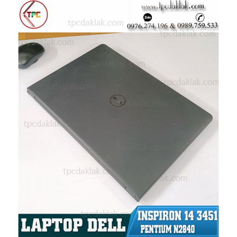 Laptop Dell Inspiron 14 3451/ Intel Pentium N2840 / Ram 4GB / SSD 128GB/ Intel HD Graphics / LCD 14.0-Inch HD