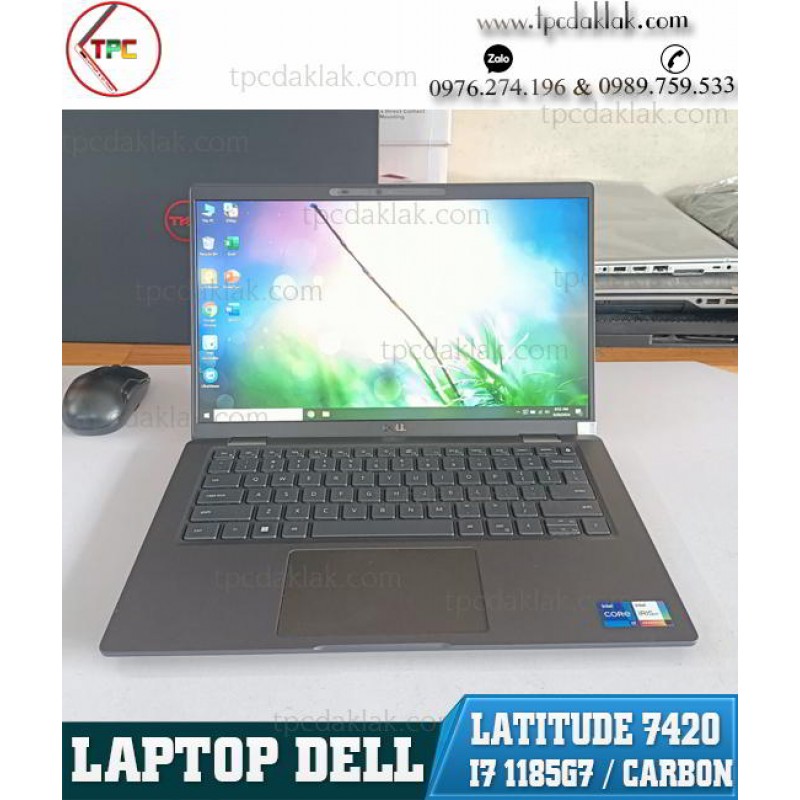 Dell Latitude 7420/ I7 1185G7/ Ram 16GB/ SSD 256GB/ Intel Iris Xe Graphics/ LCD 14.0"FHD