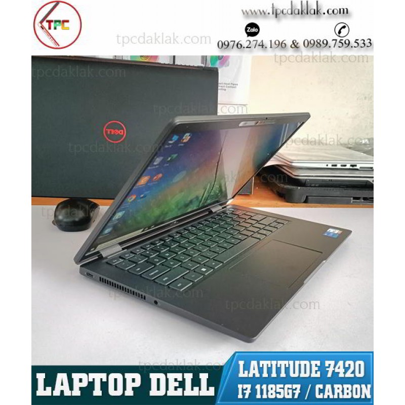 Dell Latitude 7420/ I7 1185G7/ Ram 16GB/ SSD 256GB/ Intel Iris Xe Graphics/ LCD 14.0"FHD