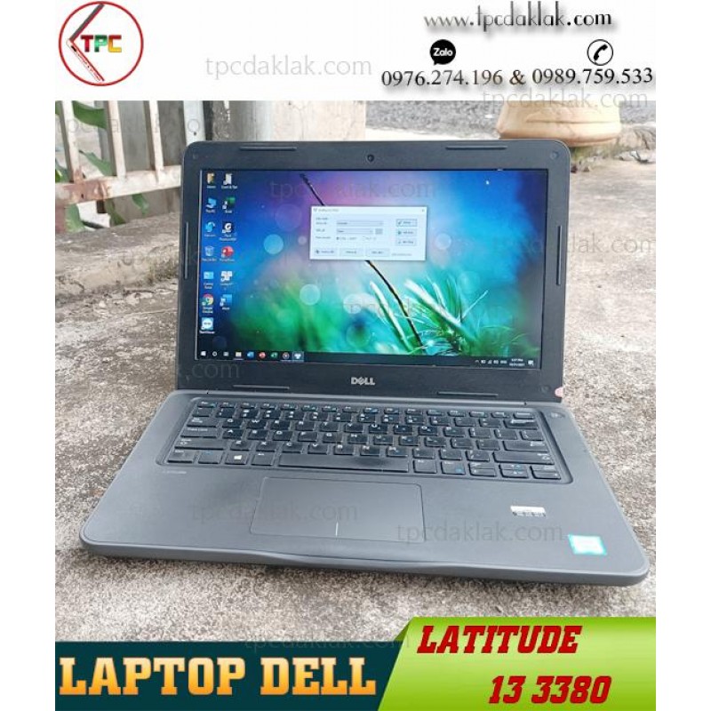 Laptop Cũ Dak Lak | Laptop Dell Latitude 3380  | Core I3 6006U | Ram 4GB | SSD 128GB | HD Graphics 520 | LCD 13.3" HD