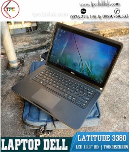 Laptop Cũ Dak Lak | Laptop Dell Latitude 3380 Touchscreen | Core I3 6006U | Ram 4GB | SSD 128GB | HD Graphics 520 | LCD 13.3" HD