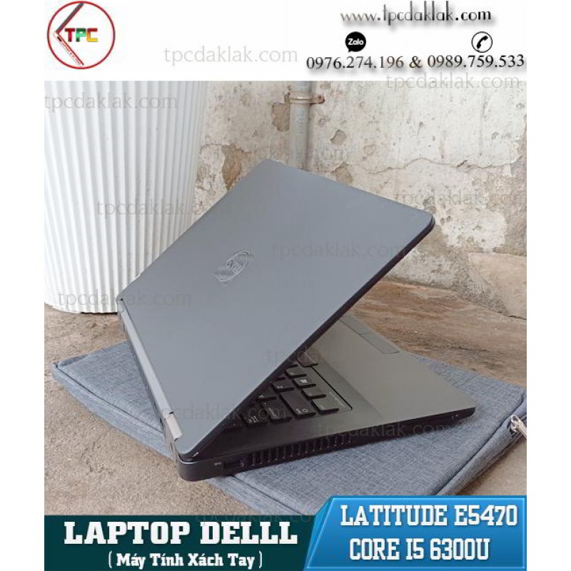Laptop Dell Latitude 5470/ Intel Core I5 6300U/ Ram 8GB/ SSD 256GB/ HD Graphics 520/ MÀN HÌNH 14.0" HD