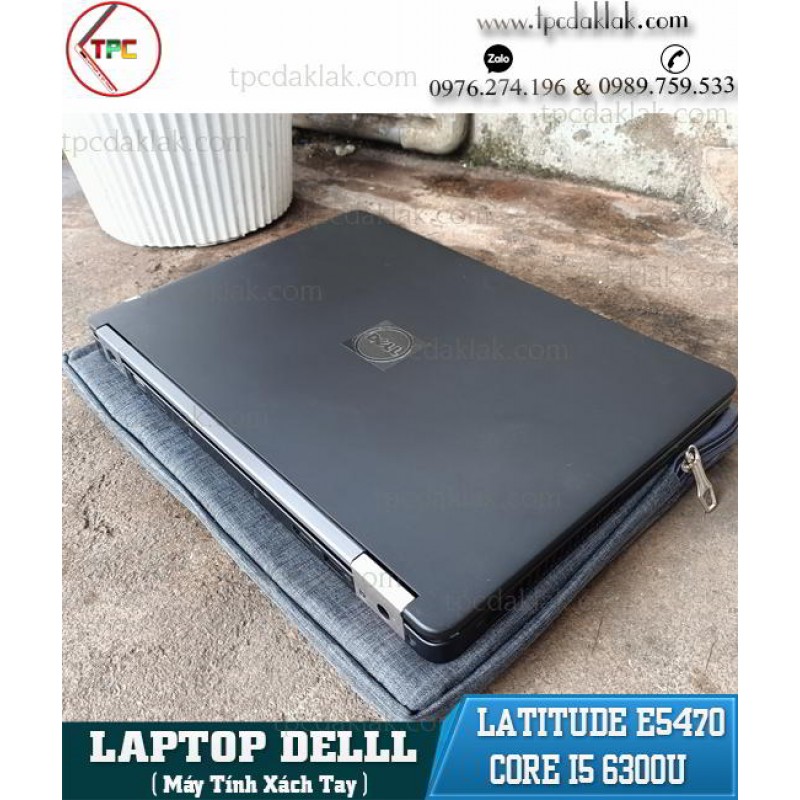 Laptop Dell Latitude 5470/ Intel Core I5 6300U/ Ram 8GB/ SSD 256GB/ HD Graphics 520/ MÀN HÌNH 14.0" HD